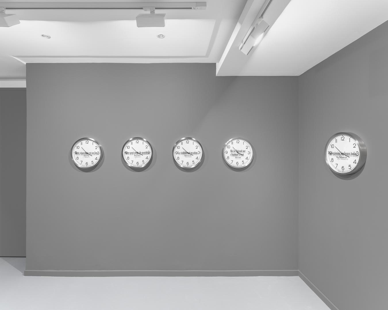 Oeuvre : Quoted Clocks