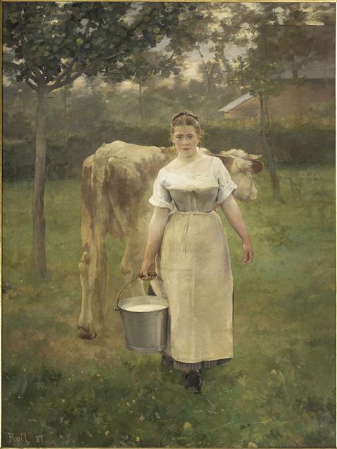 ""Manda Lamétrie, fermière Roll Alfred (1846-1919)Paris, musée d'Orsay