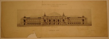 See the media:The first prize for the 1896 architecctural competition went to Albert Louvet.