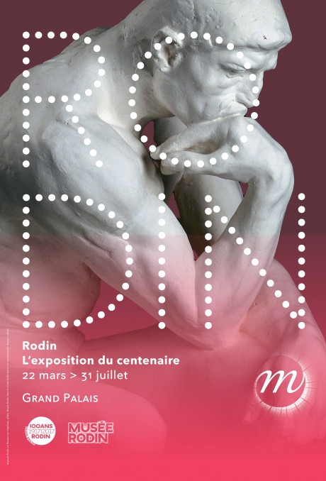 Affiche exposition Rodin, Grand Palais, Printemps 2017