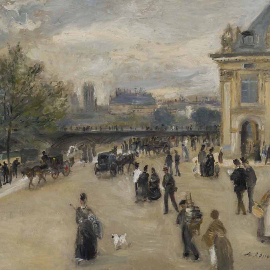 Auguste Renoir, Paris, l'Institut au Quai Malaquais