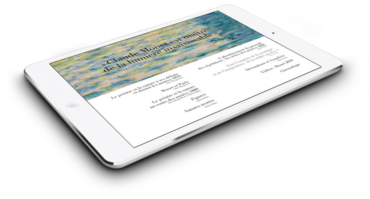 application pour iPad livre d'art numérique