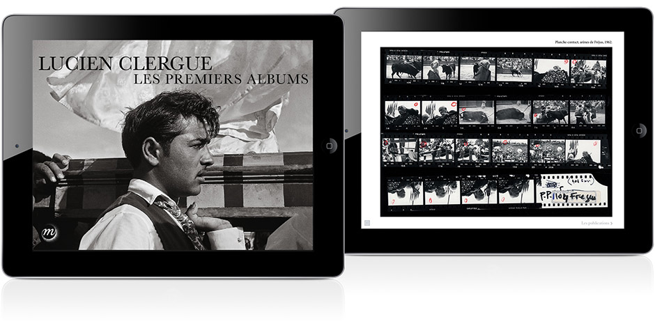 Catalogue d'exposition sur iPad : Lucien Clergue au grand Palais