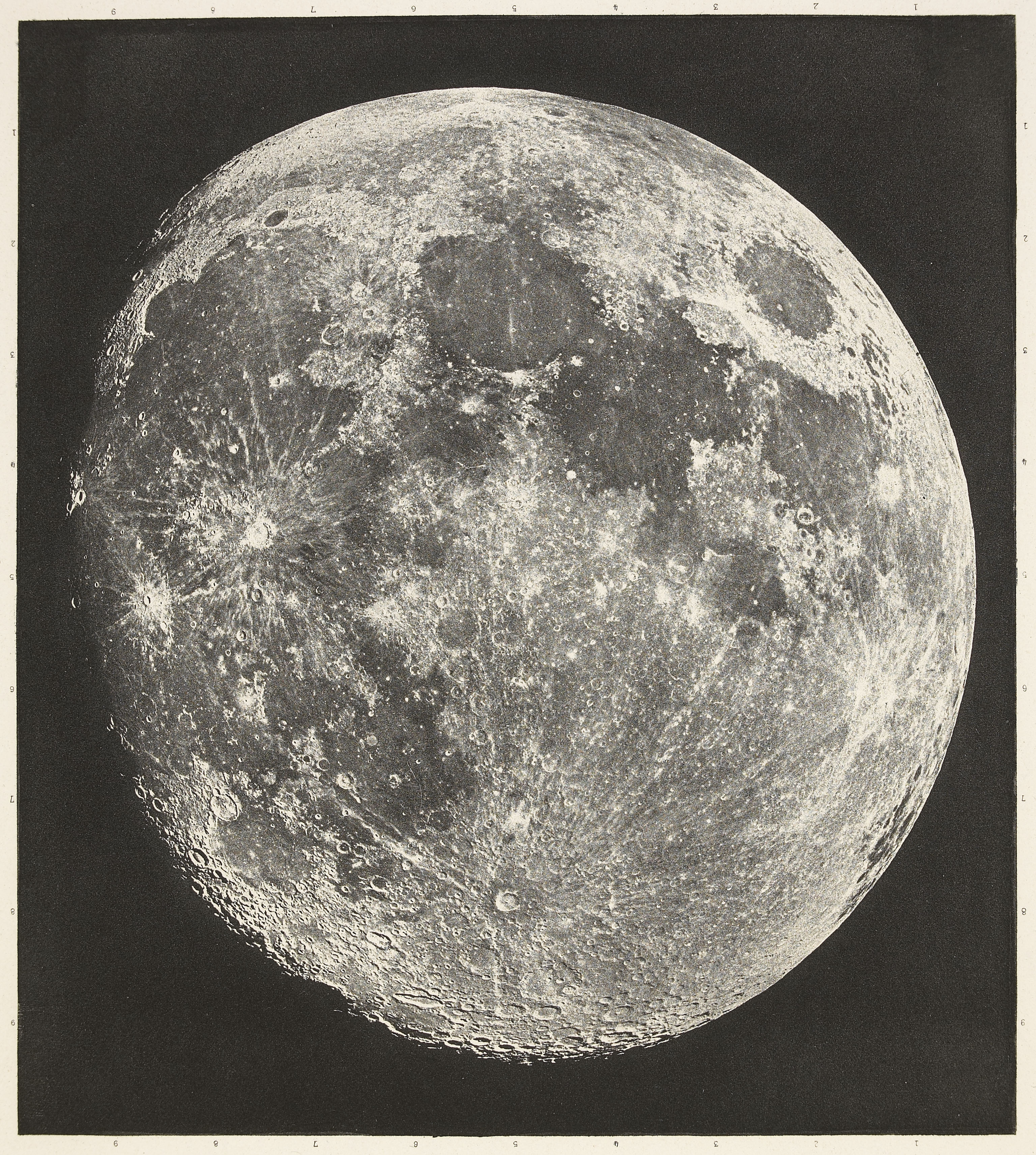 Loewy & Puiseux, La lune