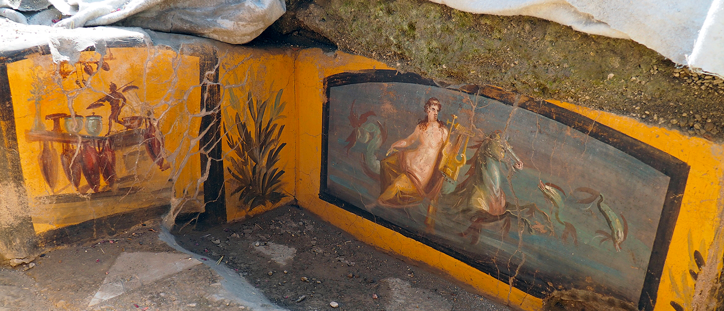 Peinture murale à Pompéi