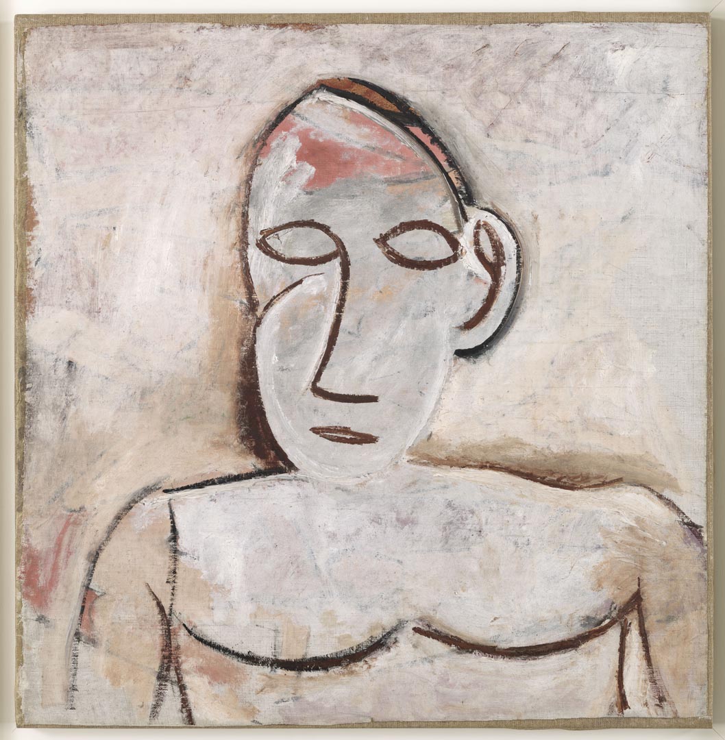 ablo Picasso Buste (étude pour "Les Demoiselles d'Avignon")