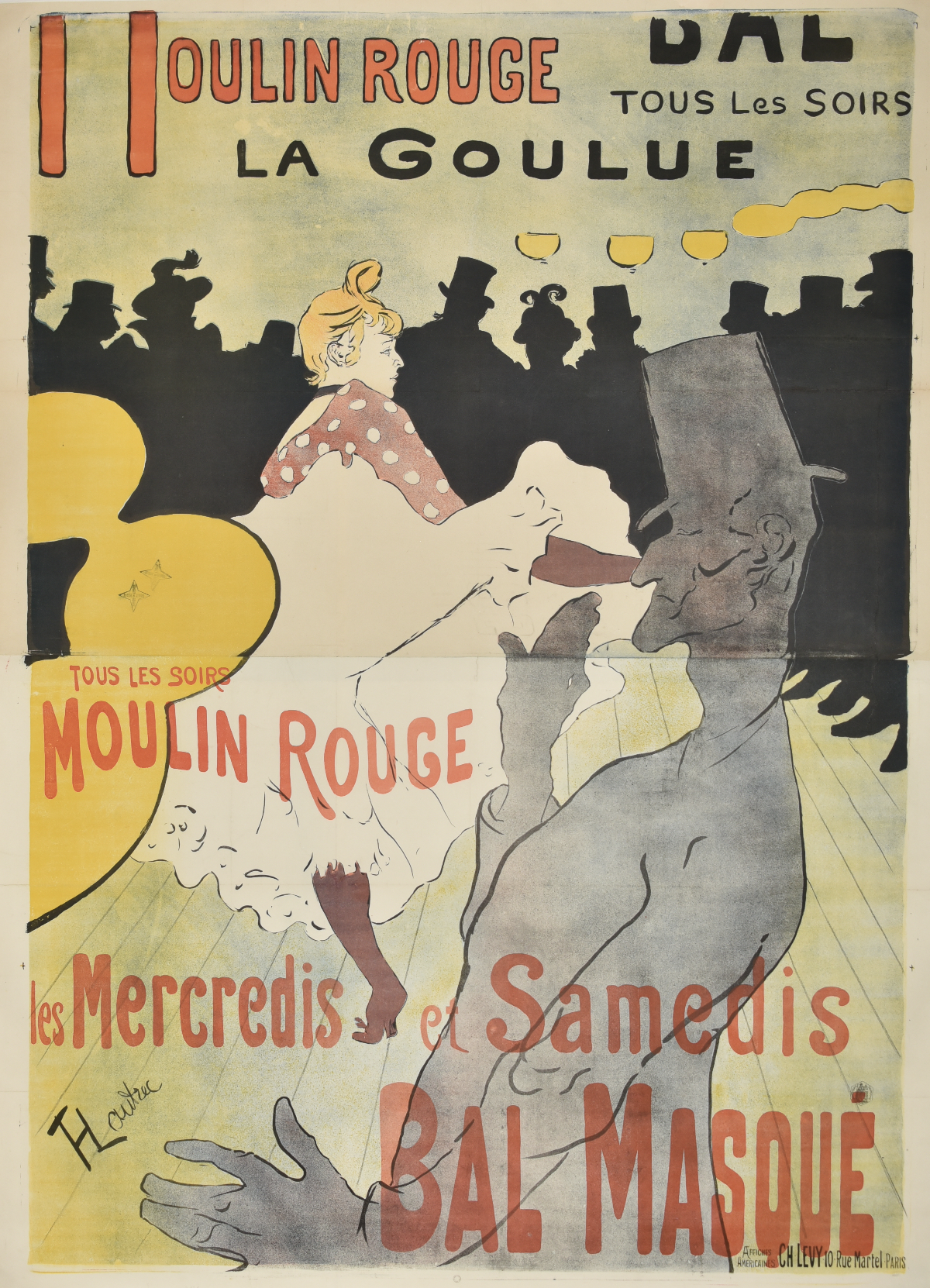 Affiche La Goulue, Toulouse-Lautrec