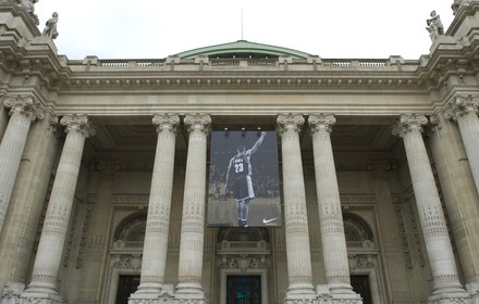 See the media:Basketball star LeBron James brought his world tour to the Grand Palais
