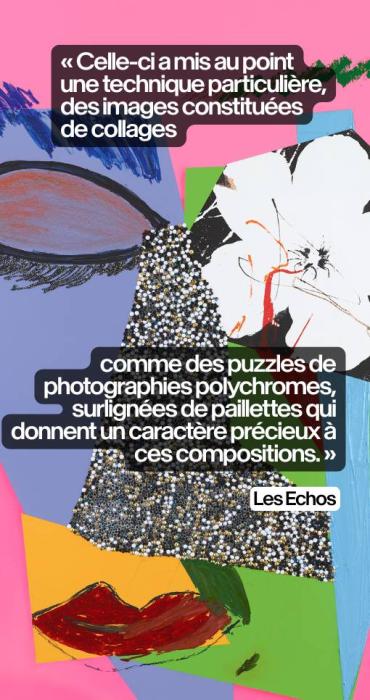 Visuel faisant figurer une œuvre de Mickalene Thomas