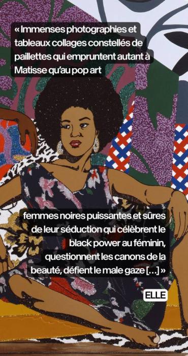 Visuel faisant figurer une œuvre de Mickalene Thomas