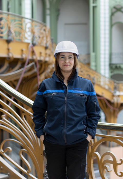 Portraits des compagnons sur le chantier du Nouveau Grand Palais, 2022