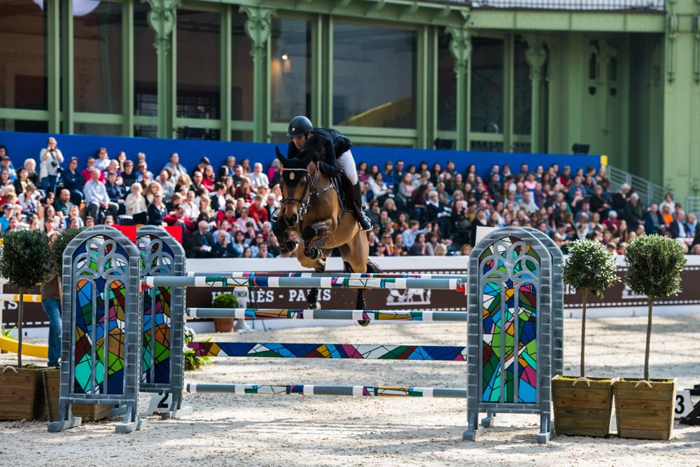 Saut d'obstacle (équitation) dans la Nef du Grand Palais
