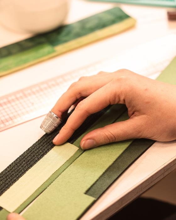 Détail de textiles 