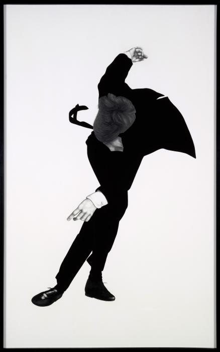 1er panneau du triptyque "Men in the Cities" de Robert Longo