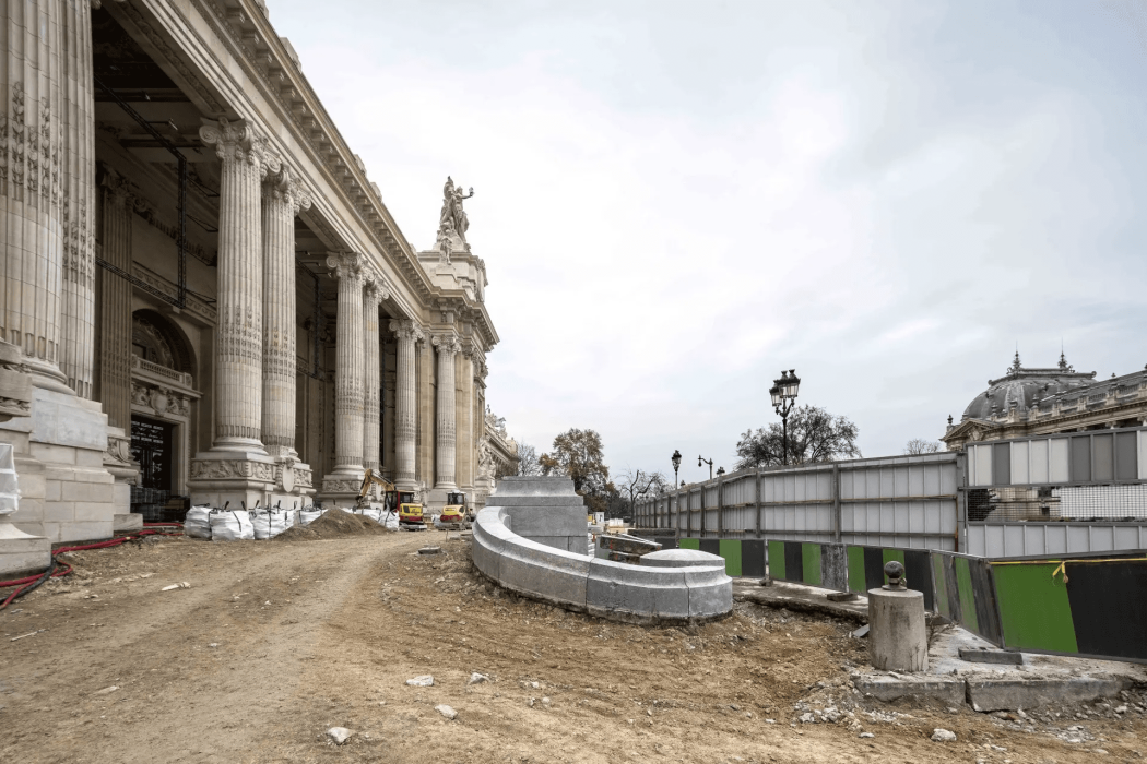 Le chantier du Nouveau Grand Palais  © Patrick Tourneboeuf