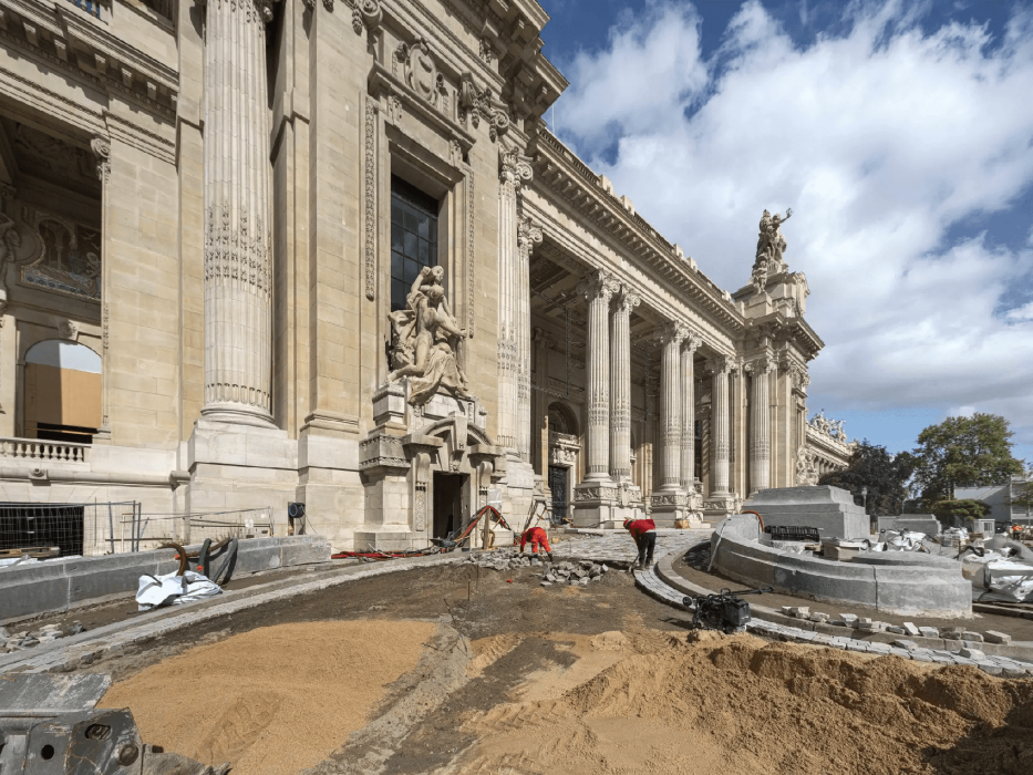 Le chantier du Nouveau Grand Palais  © Patrick Tourneboeuf