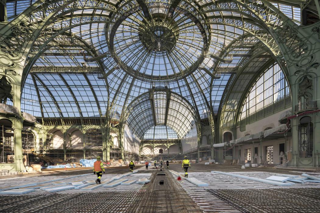 Le chantier du Grand Palais