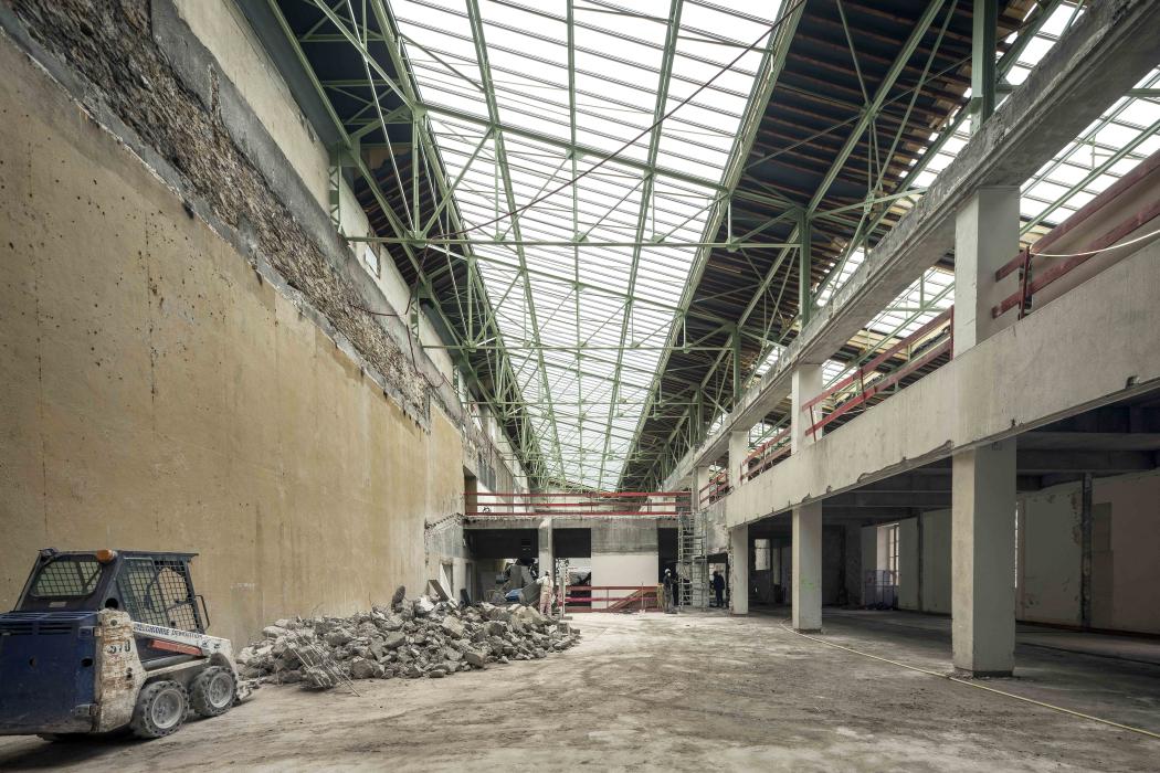 Le chantier du Grand Palais
