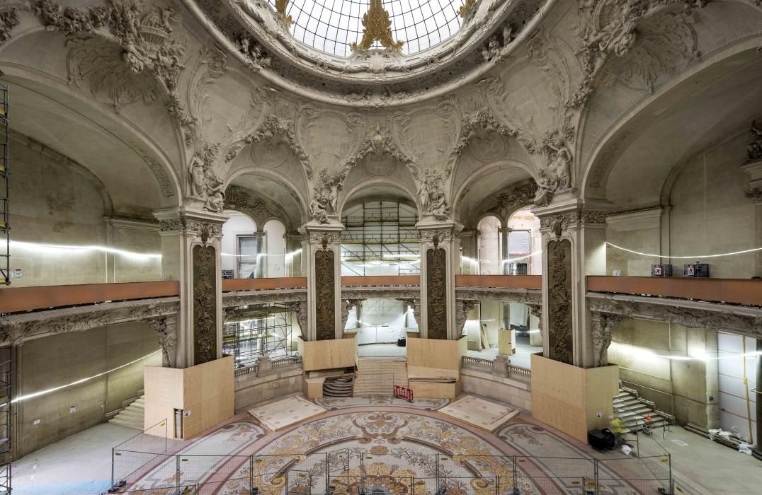 Le chantier du Grand Palais