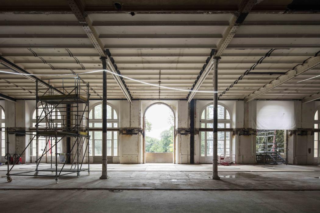Le chantier du Grand Palais