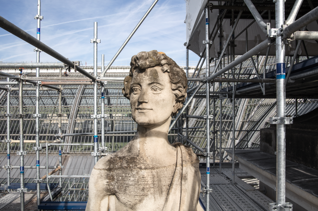 Le chantier du Grand Palais, Paris 2022 © Patrick Tourneboeuf pour la Rmn-Grand Palais / Tendance Floue