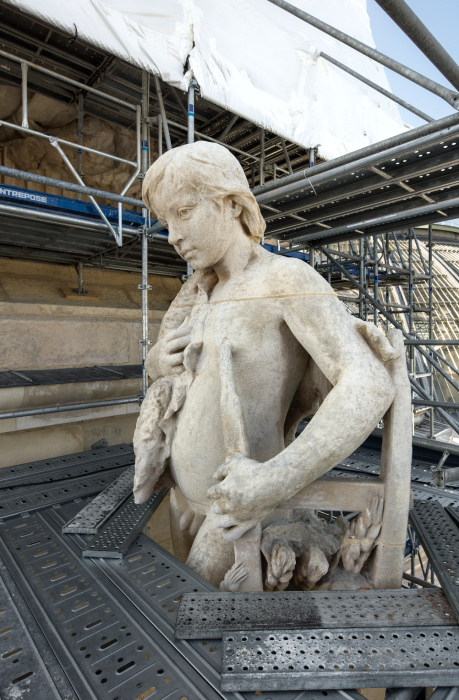 Le chantier du Grand Palais, Paris 2022 © Patrick Tourneboeuf pour la Rmn-Grand Palais / Tendance Floue