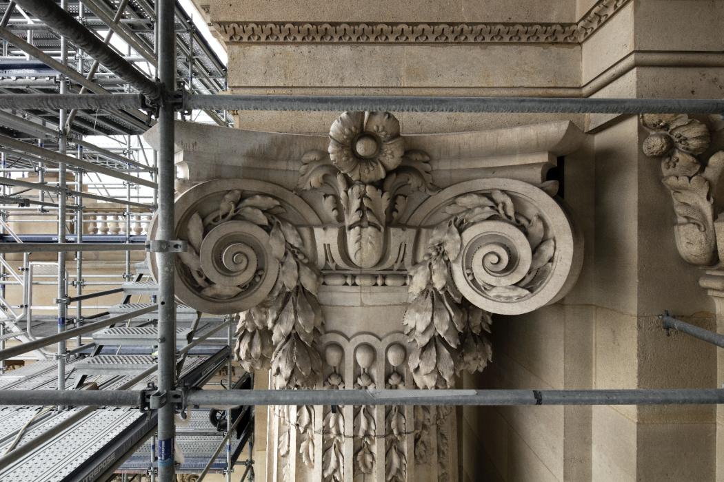 Le chantier du Grand Palais, Paris 2022 © Patrick Tourneboeuf pour la Rmn-Grand Palais / Tendance Floue