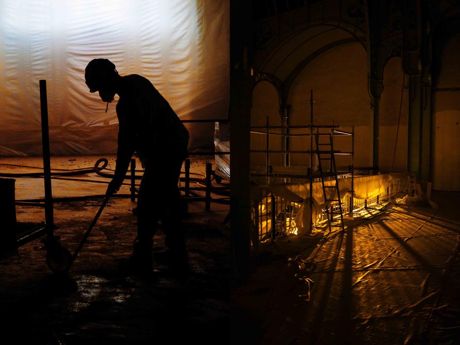 Fermé pour travaux © Marguerite Bornhauser pour GrandPalaisRmn, carte blanche 2023