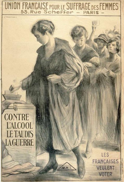 Les françaises veulent voter © Collections La Contemporaine