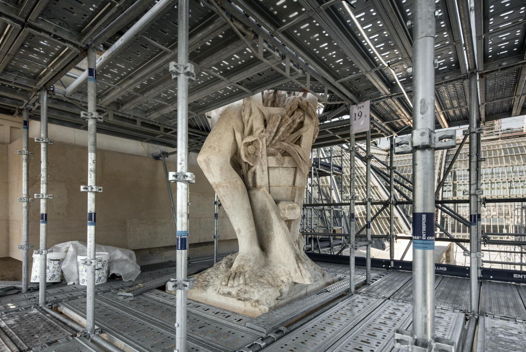 Le chantier du Grand Palais, Paris 2022 © Patrick Tourneboeuf pour la Rmn-Grand Palais / Tendance Floue