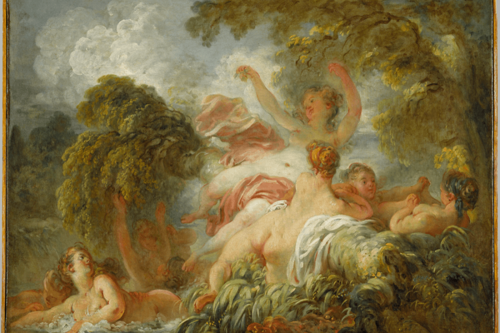 Les Baigneuses par Jean-Honoré Fragonard (1732-1806)