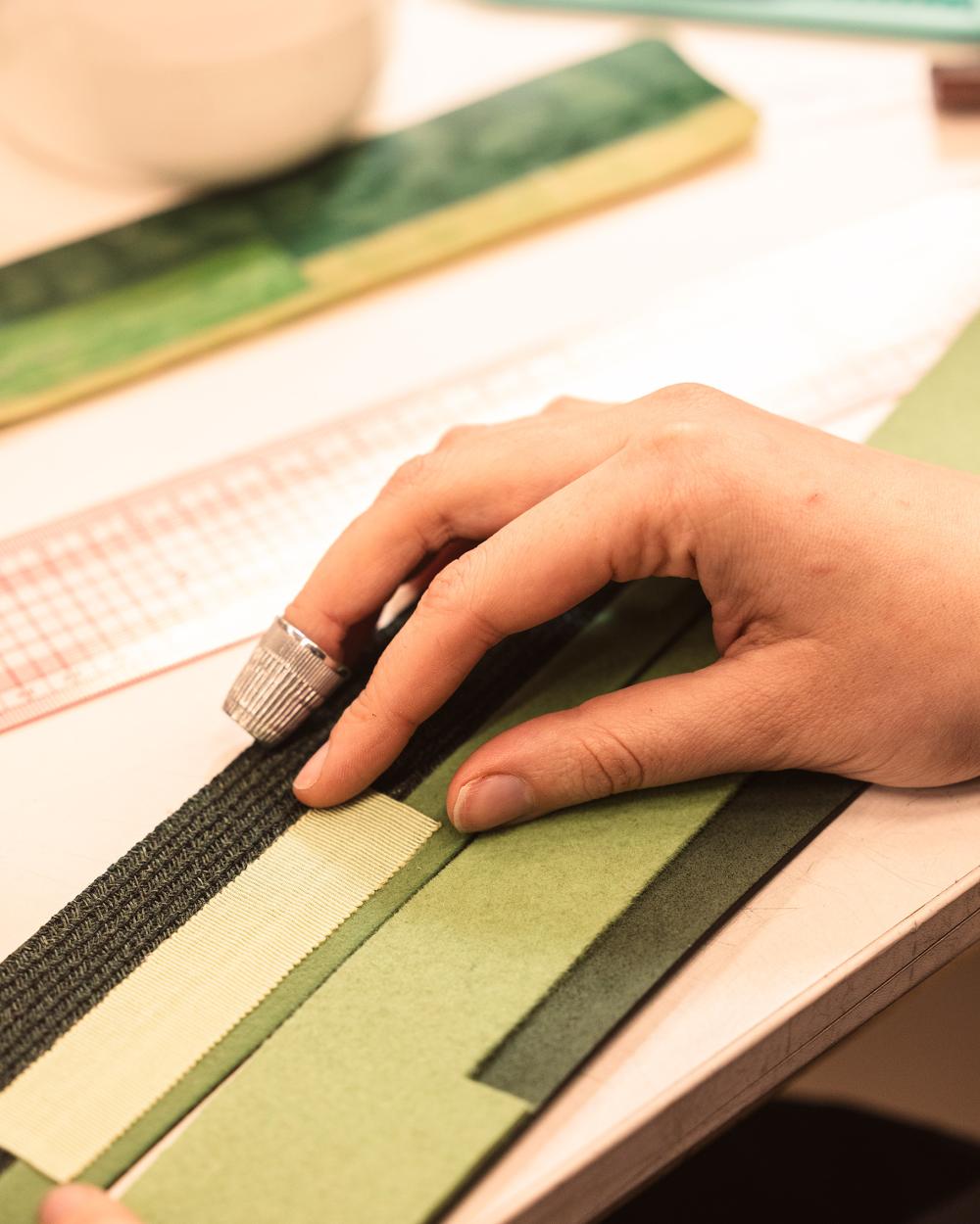 Détail de textiles 
