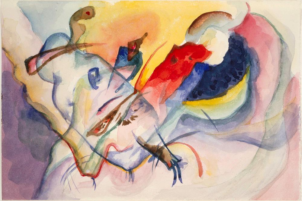 Oeuvre colorée de Vassily Kandinsky
