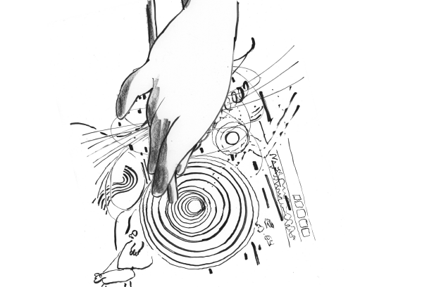 Illustration avec court texte sur le mouvement dans le dessin