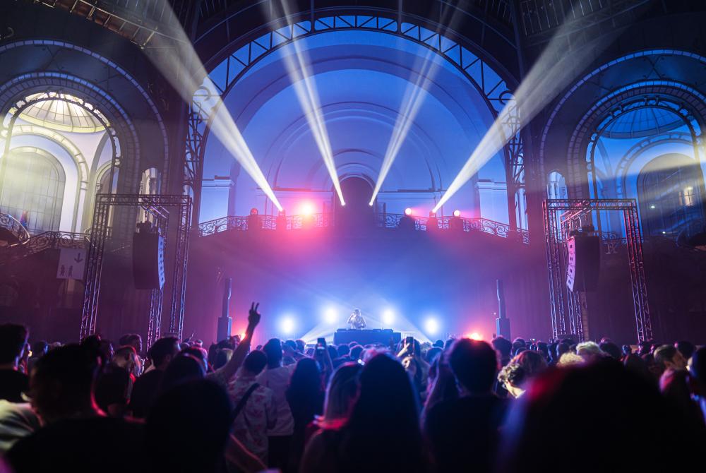 DJ set dans la Nef du Grand Palais