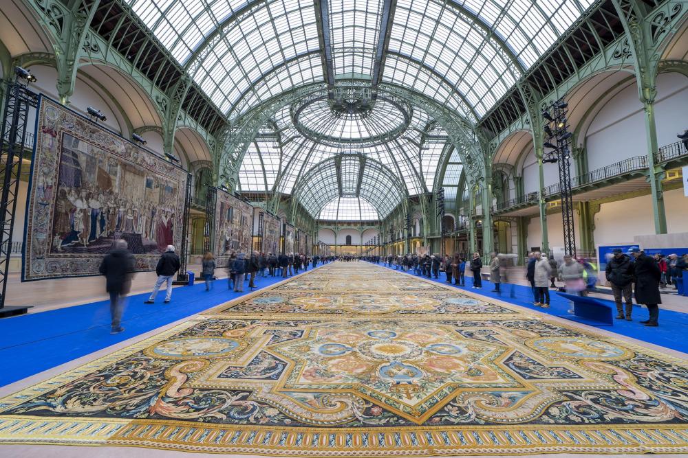 Vue de l'exposition Trésor retrouvé du Roi-Soleil