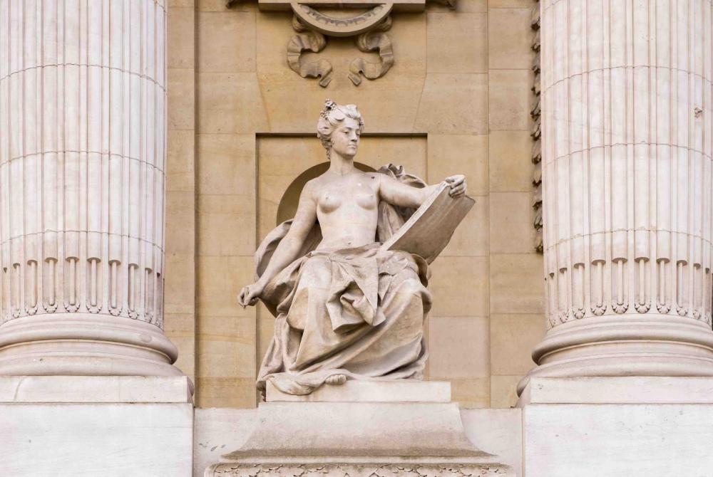 Vue d'un détail du Grand Palais