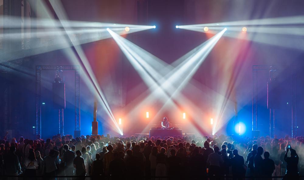 Un concert avec public dans la Nef du Grand Palais 