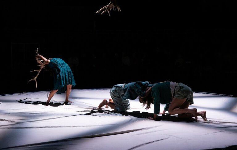 Prise de vue du spectacle "Faune" au Théâtre de la Cité internationale