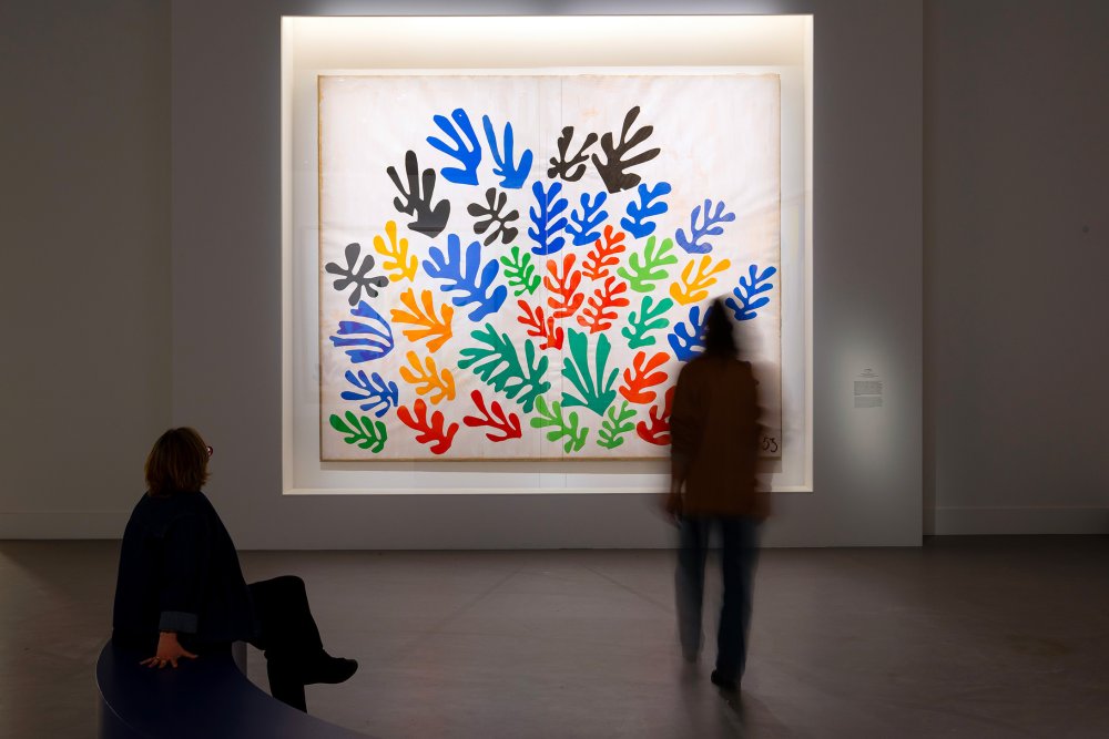 Vue de l'exposition Matisse 1941-1954