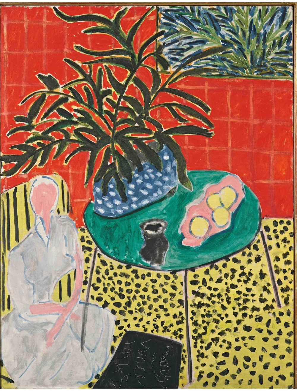 visuel d'oeuvre de Matisse, Intérieur à la fougère noire