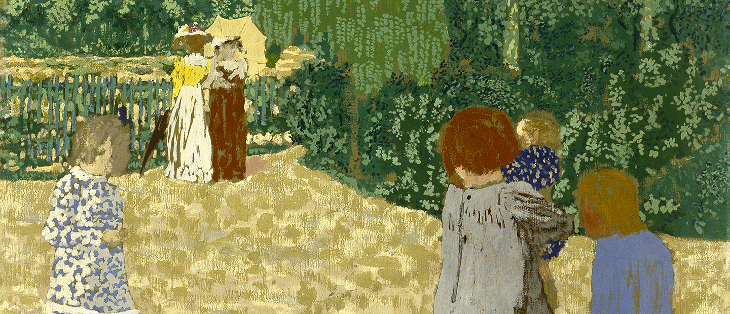 Édouard Vuillard, Jardins publics : La Promenade (détail)