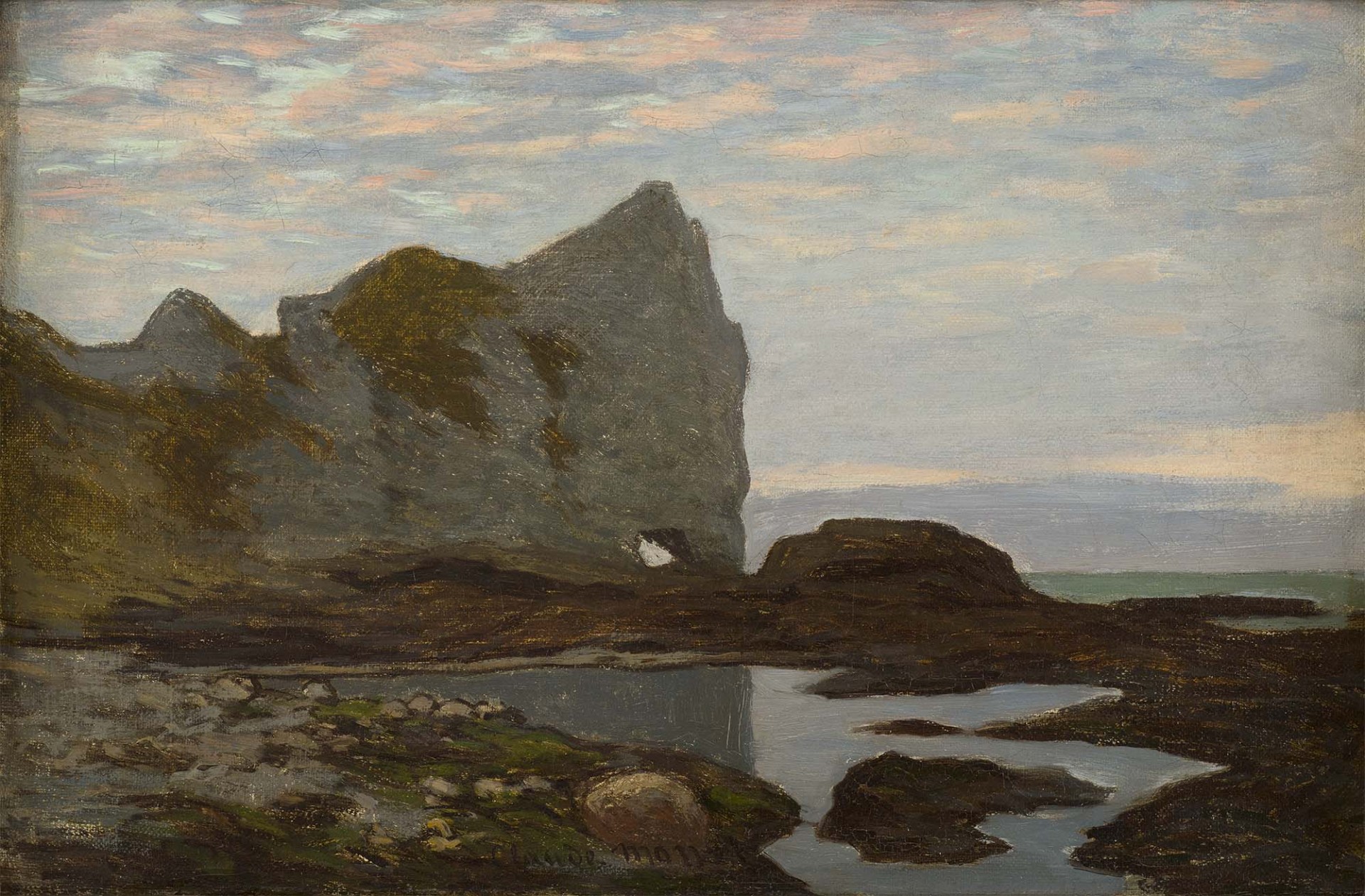 Claude Monet, Étretat, 1864