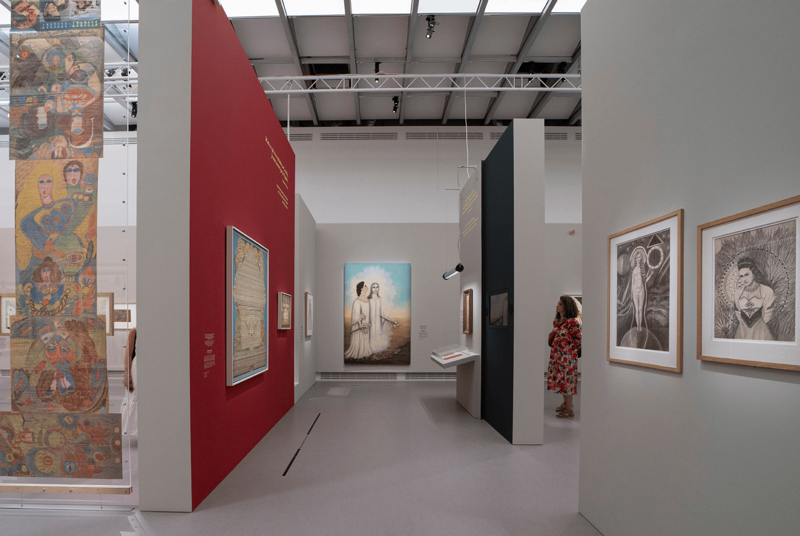 Vue de l'exposition Art Brut au Grand Palais