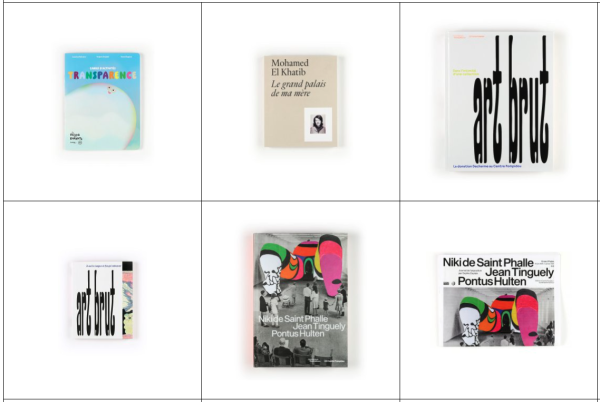 Vue des couvertures de nos catalogues d'expo