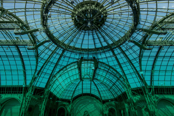 Nef du Grand Palais éclairée