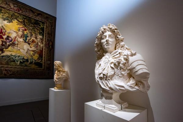 2 bustes présentés dans l'exposition