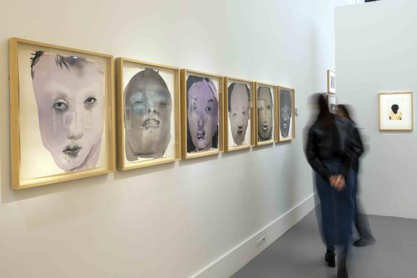 Vue de salle de l'exposition Dessins sans limite