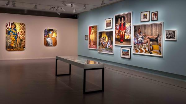 Vue de l'exposition « Mickalene Thomas, All About Love »