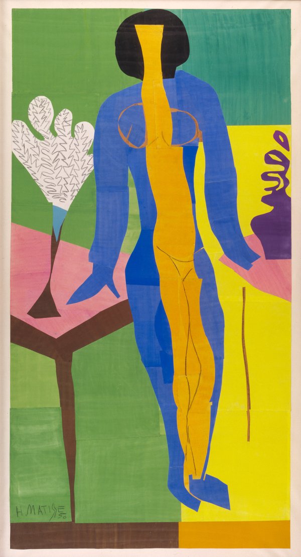 Oeuvre en papiers gouachés découpés d'Henri Matisse, Zulma